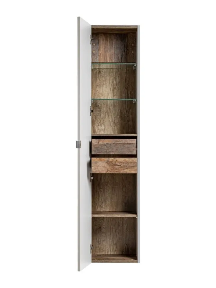 Szafka łazienkowa SANTA FE TAUPE 35 szara krzemowa COMAD | MIRAT. styl LOFT kolekcja SANTA FE TAUPE