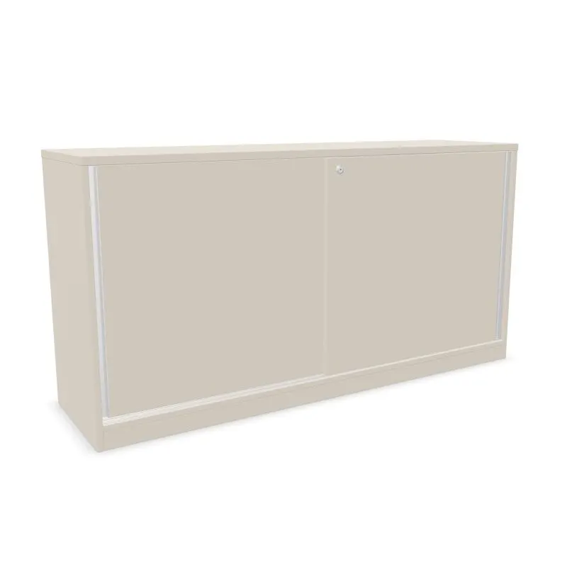 Szafka biurowa przesuwna EASY SPACE CABINET S 1.5-OH 160cm kaszmirowa zamykana I sklep meblowy MIRAT.