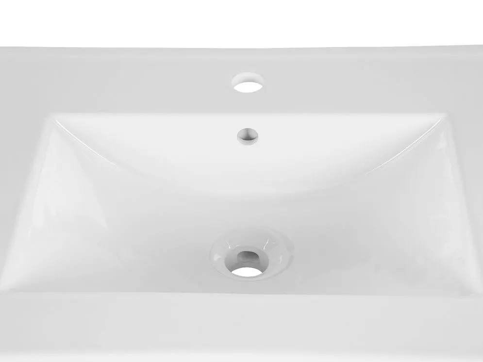Szafka pod umywalkę BALI 80 cm biały połysk stojąca | MIRAT. w stylu  kolekcja BALI