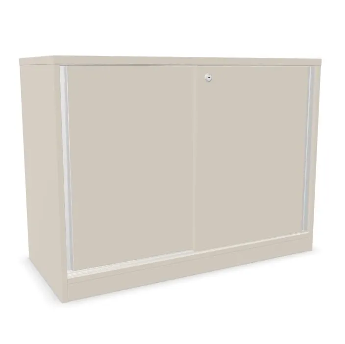 Szafka biurowa przesuwna EASY SPACE CABINET S 1.5-OH 100cm kaszmirowa zamykana I sklep meblowy MIRAT.