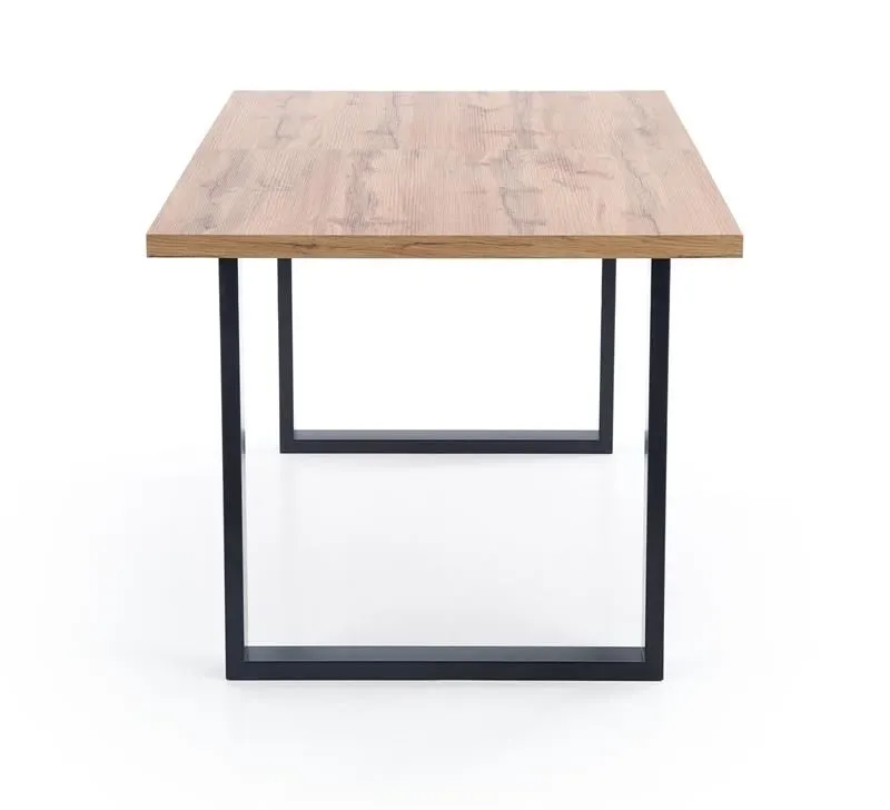 Stół VENOM 135(185)x90 dąb wotan | MIRAT. w stylu LOFT kolekcja