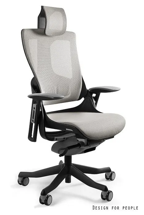 Fotel biurowy WAU 2 czarny/szary siatka ergonomiczny | MIRAT. w stylu  kolekcja