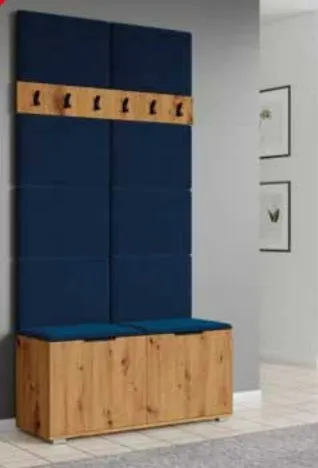 Panel tapicerowany CLIF P-50 50x35 granatowy prostokątny I sklep meblowy MIRAT.