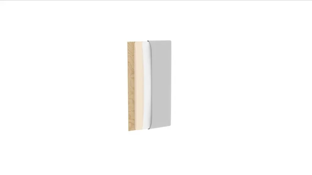 Panel tapicerowany SQUARE 60x15 ciemnoszary do biura na ścianę I sklep meblowy MIRAT.