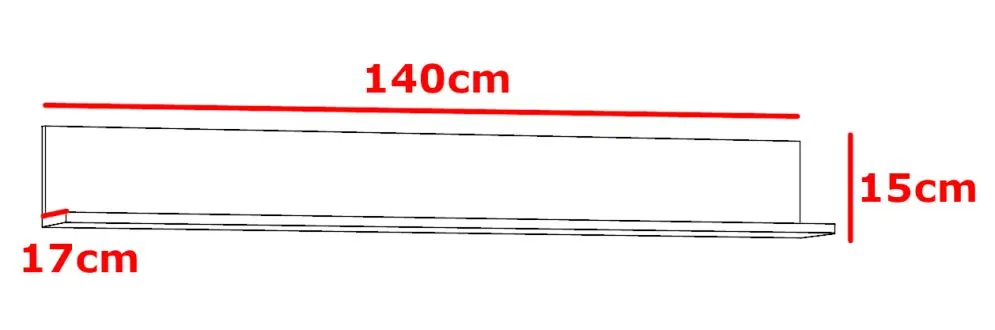 Meblościanka KALI 03 czarna/dąb craft z lamelami I sklep meblowy MIRAT. styl LOFT, RYFLOWANY