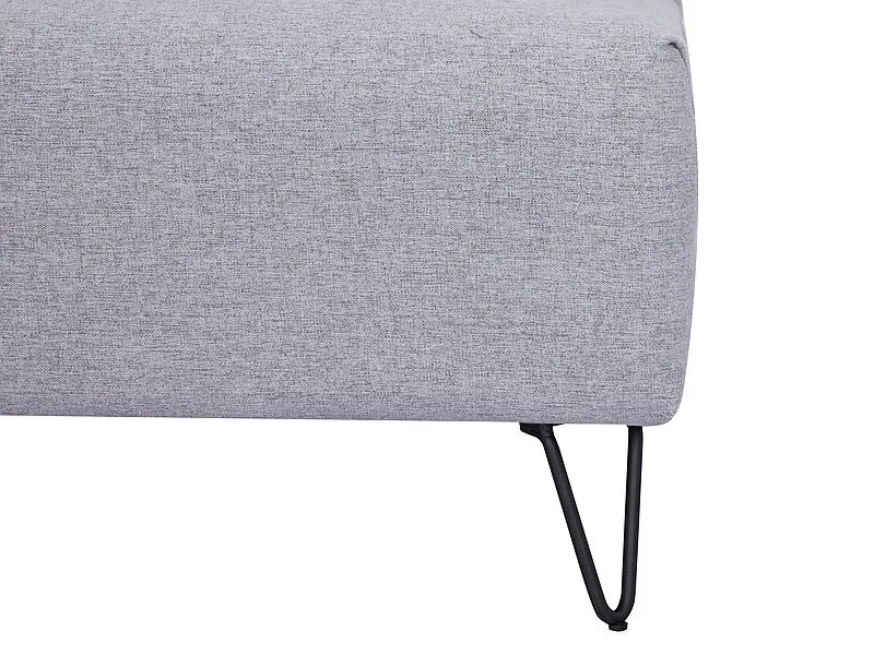 Sofa rozkładana z funkcją spania ZENIA szara bez podłokietników | MIRAT. w stylu kolekcja