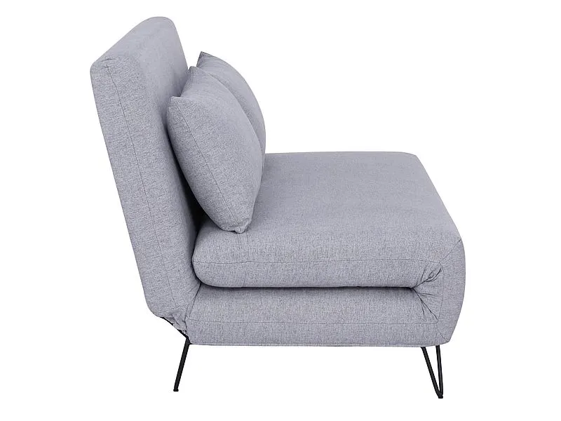 Sofa rozkładana z funkcją spania ZENIA szara bez podłokietników | MIRAT. w stylu kolekcja