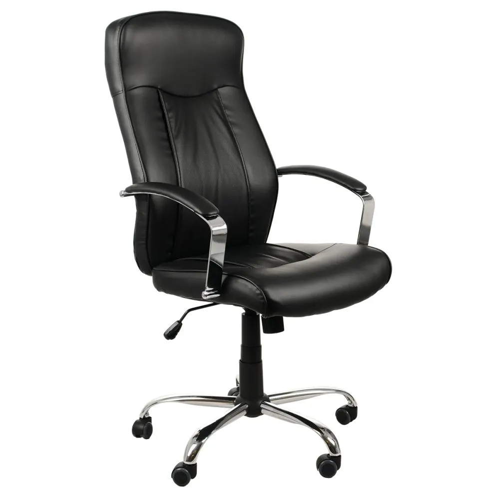 Fotel biurowy ZN-9152 czarny z mechanizmem TILT I sklep meblowy MIRAT.