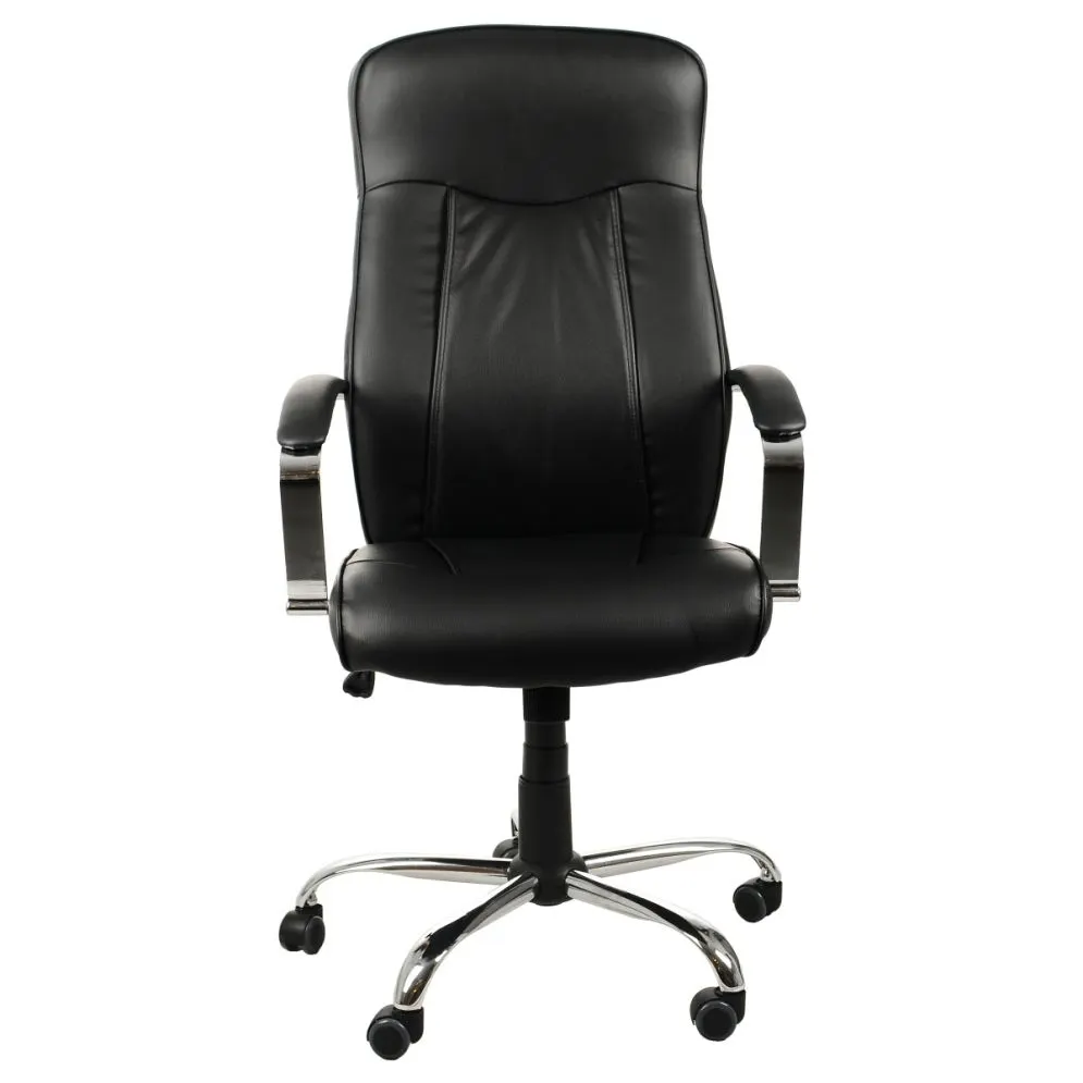 Fotel biurowy ZN-9152 czarny z mechanizmem TILT I sklep meblowy MIRAT.