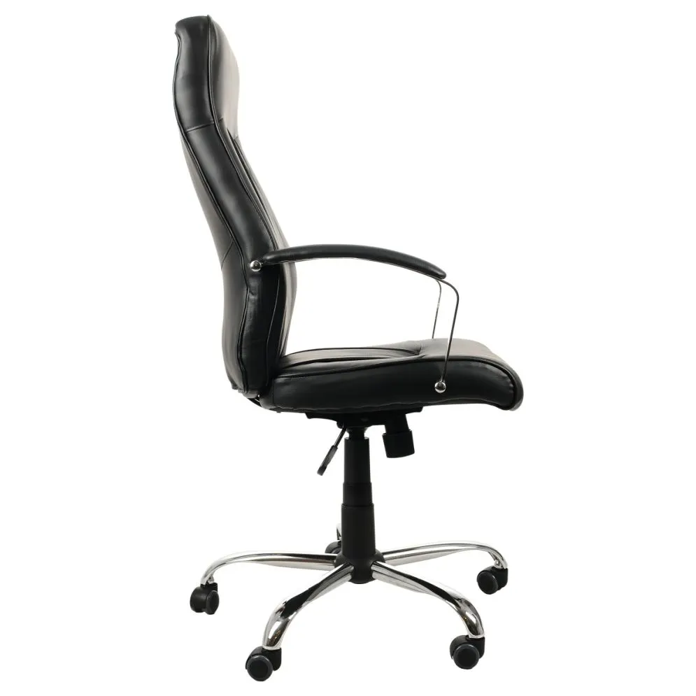 Fotel biurowy ZN-9152 czarny z mechanizmem TILT I sklep meblowy MIRAT.