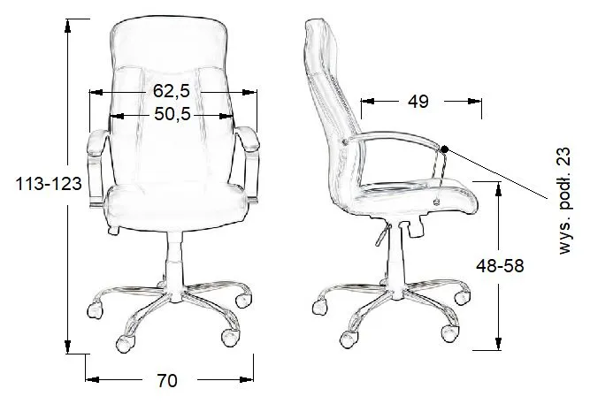 Fotel biurowy ZN-9152 czarny z mechanizmem TILT I sklep meblowy MIRAT.