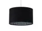 Lampa wisząca HOME 30 czarna welurowa walec | MIRAT.