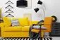 Lampa wisząca HOME 40 czarna w stylu glamour | MIRAT.