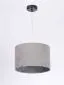 Lampa wisząca HOME 30 szara aksamitna polskiej produkcji | MIRAT.