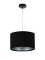 Lampa wisząca HOME 30 czarna/srebrna ręcznie robiona do jadalni | MIRAT. w stylu kolekcja