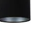 Lampa wisząca HOME 30 czarna/srebrna ręcznie robiona do jadalni | MIRAT. w stylu kolekcja