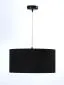 Lampa wisząca HOME 40 czarna/srebrna walec welurowa | MIRAT. w stylu  kolekcja