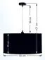 Lampa wisząca HOME 50 czarna/srebrna w stylu glamour | MIRAT. w stylu  kolekcja