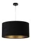Lampa wisząca HOME 60 czarna/złota w kształcie walca | MIRAT. w stylu kolekcja