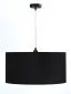 Lampa wisząca HOME 60 czarna/złota w kształcie walca | MIRAT. w stylu kolekcja