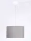Lampa wisząca HOME 30 szara/biała ręcznie robiona welurowa | MIRAT. w stylu  kolekcja
