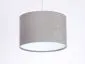 Lampa wisząca HOME 30 szara/biała ręcznie robiona welurowa | MIRAT. w stylu  kolekcja