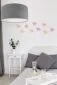 Lampa wisząca HOME 50 szara/biała nowoczesna welurowa | MIRAT. w stylu kolekcja