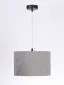 Lampa wisząca HOME 30 szara/srebrna mała do sypialni | MIRAT. w stylu  kolekcja