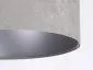 Lampa wisząca HOME 60 szara/srebrna welurowa polskiej produkcji | MIRAT. w stylu  kolekcja