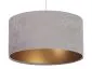 Lampa wisząca HOME 50 szara/złota w kształcie walca ręcznie robiona | MIRAT. w stylu kolekcja