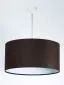 Lampa wisząca HOME 30 brązowa/biała welurowa mała | MIRAT. w stylu  kolekcja