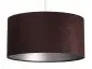 Lampa wisząca HOME 30 brązowa/srebrna mała w kształcie walca | MIRAT. w stylu  kolekcja