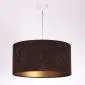 Lampa wisząca HOME 40 brązowa/złota polskiej produkcji | MIRAT. w stylu kolekcja