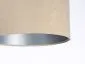 Lampa wisząca HOME 50 beżowa/srebrna nad stół do kuchni | MIRAT.