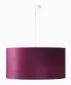 Lampa wisząca HOME 40 fioletowa/biała nowoczesna walec | MIRAT.