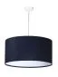 Lampa wisząca HOME 50 granatowa/biała nad stół do jadalni | MIRAT.