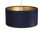 Lampa wisząca HOME 30 granatowa/złota mała w kształcie walca | MIRAT.