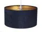 Lampa wisząca HOME 60 granatowa/złota duża w stylu glamour | MIRAT.