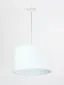 Lampa wisząca HOME 30 biała nowoczesna do salonu | MIRAT.
