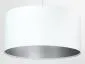 Lampa wisząca HOME 50 biała/srebrna nad stół do jadalni | MIRAT.