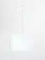 Lampa wisząca HOME 30 biała/złota mała nad stół | MIRAT.