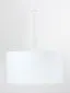 Lampa wisząca HOME 60 biała/złota w stylu glamour | MIRAT.