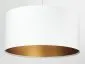 Lampa wisząca HOME 60 biała/złota w stylu glamour | MIRAT.