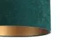 Lampa wisząca HOME 40 zielona/złota welurowa do salonu | MIRAT.