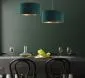 Lampa wisząca HOME 30 zielona/złota polskiej produkcji w stylu glamour | MIRAT.