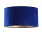 Lampa wisząca HOME 40 niebieska/złota welurowa polskiej produkcji | MIRAT.