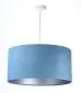 Lampa wisząca HOME 40 błękitna/srebrna nad stół do jadalni | MIRAT. w stylu  kolekcja