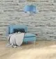 Lampa wisząca HOME 50 błękitna/srebrna welurowa do sypialni | MIRAT. w stylu  kolekcja