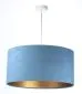 Lampa wisząca HOME 30 błękitna/złota mała nad stół | MIRAT. w stylu  kolekcja