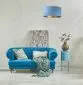 Lampa wisząca HOME 40 błękitna/złota w stylu glamour | MIRAT. w stylu kolekcja